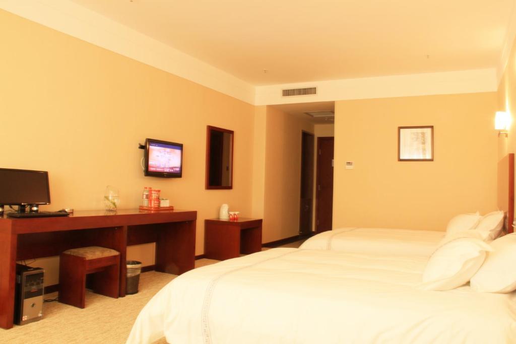 Zhou Wang Cheng Hotel Лоян Номер фото